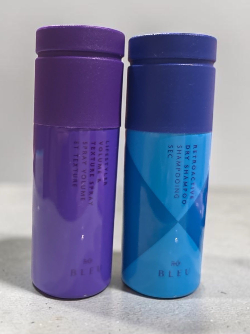 R+Co Mini Hair Duo - Purple & Blue Travel Sprays